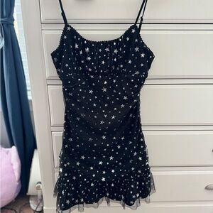 Altar’d State Black Star Dress